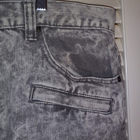 Eight 732 Jeans 8732 Tag Size 42X34 (Measures 42X31) Acid Wash Gray Denim - Picture 5 of 16